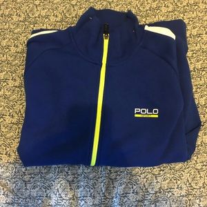 Polo blue sport sweater